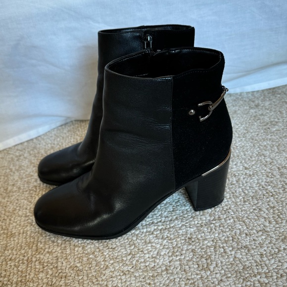 Black booties square toe - Picture 3 of 6